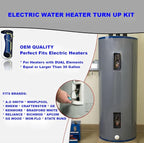 LONG TERM EWH-05 Electric Water Heater Tune-Up Kit, Includes 4500W 240V Water Heater Elements, Upper Thermostat, Lower Thermostat, Protective Covers, Elements Gaskets, Quick Change Tool, Two Wrench