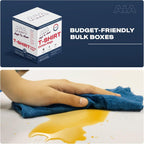 Angel-in-Armor Colored T-Shirt Rags – 25lb Bulk Box of Recycled Cotton Knit Shop Rags (250 Units) – Low Lint Cleaning Cloths for Mechanics, Oil Changes, Industrial and Commercial Use