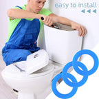 3 Pack Flush Valve Seal for American Standard & Eljer Toilets,Upgraded Silicone Material 7301111-0070A Replacement with O Rings for Champion 4 and Eljer Titan 4