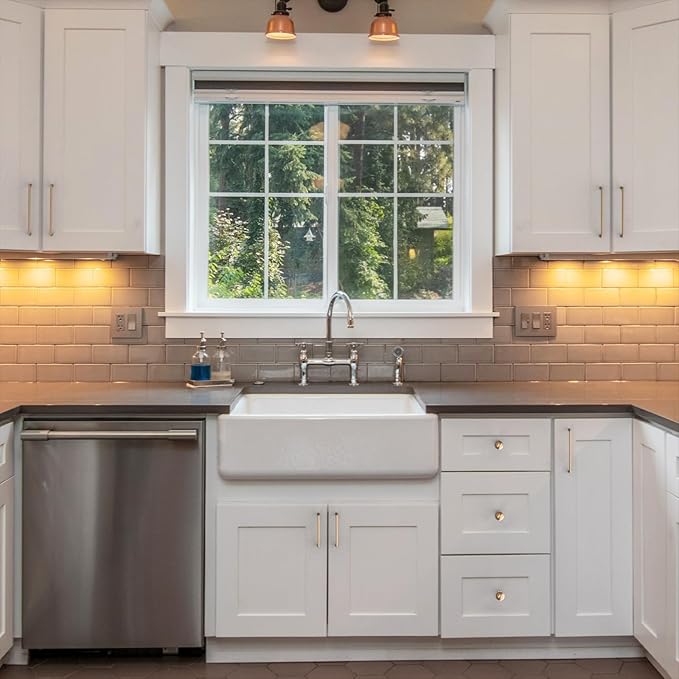 10 Pack Champagne Bronze Cabinet Pulls 5 Inch Kitchen Cabinet Handles Cabinet Hardware Kitchen Handles for Cabinets Cupboard Handles Dresser Pulls Drawer Handle