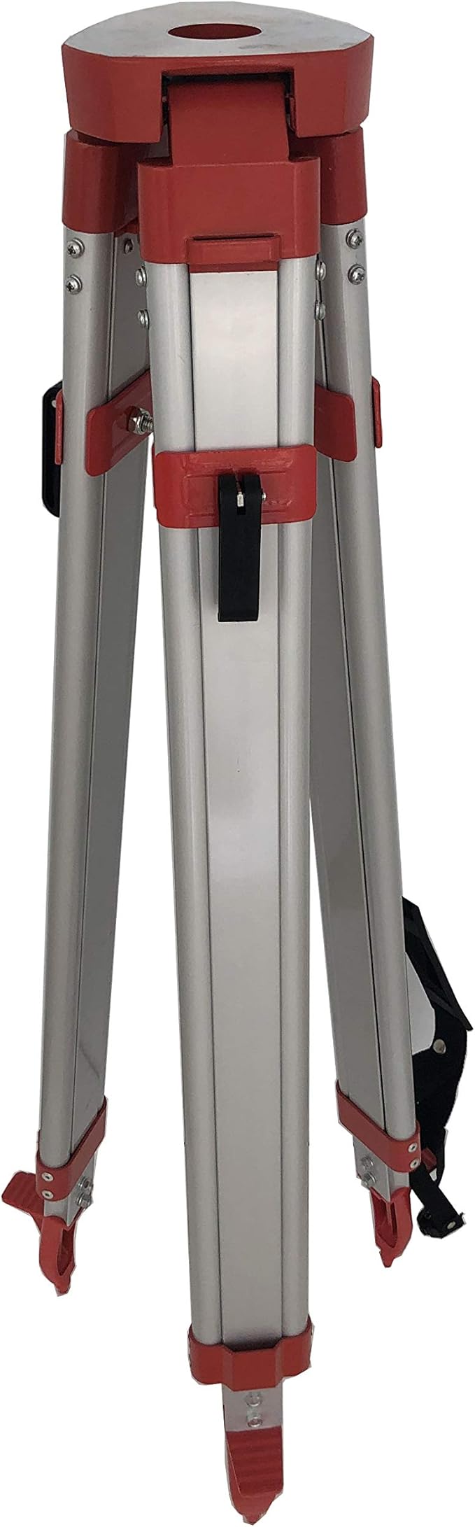 Surveying Tripod, Aluminum Survey Tripod With 5/8-Inch 11-Threaded Flat Head Quick Clamp for Total Station Theodolite Auto level (AT10)