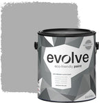 EVOLVE Paint & Primer: Environment-friendly, Low Sheen with One-coat Coverage for Interior & Exterior surfaces (Graphite Gray, 1-Gallon)
