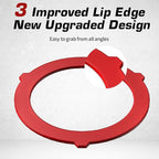 Triple-Lip Design Flush Valve Seal for Kohler, 2 Pcs Upgraded Silicone Material Canister Toilet Tank Parts Gasket Replacement for GP1059291, for Easy Install and Uninstall