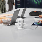 TESSAN Tower Surge Protector Power Strip 10 ft, Long Flat Extension Cord with Multiple Outlets, 8 AC Outlets with 4 USB Ports (1 USB C), Charging Station with Surge Protection, for Home Office Dorm