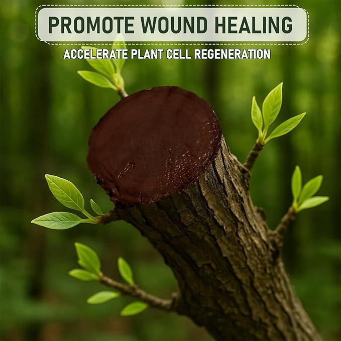 Tree Wound Sealer & Dressing, 500g Tree Pruning Sealer for Cut, Damaged Bark, Grafting – Effective Tree Repair Sealant for Shrub, Bonsai, Rose, Orchard | Horticulture Grade Seal Formula