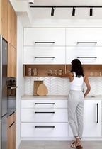 10 Pack Matte Black Cabinet Pulls 10 Inch(254mm) Kitchen Cabinet Handles Cabinet Hardware for Drawer Pulls