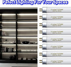 8 Pack 21 Inch T5 Fluorescent Light Bulb 13 Watt F13T5/CW Compatible for Sylvania Satco Philips GE Under Cabinet Tube Light Cool White 800 Lumen G5 Base 8 Count