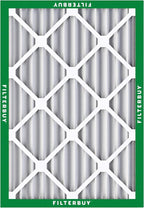 Filterbuy 24x30x2 Air Filter MERV 8 (MPR 700) Dust Defense Replacement (6-Pack), Electrostatic Pleated HVAC AC Furnace Filters, Made in USA (Actual Size: 23.50 x 29.50 x 1.75)