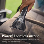 BISSELL Little Green Cordless Portable Deep Cleaner with 25V Lithium-Ion Battery & Battery-Boost Technology, 3682