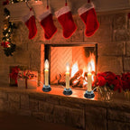 25 Pack Candle Light Bulbs, C26 Clear Torpedo Tip Candelabra Replacement Bulbs, 7 Watt Night Light Bulbs for Chandeliers, Electric Candle Lamp, C7/E12 Base