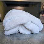 Premium White Terry Cloth Rags (600 lbs. Pallet 60x10 Bag) Super Absorbent Cotton Towel Cleaning Rags for Garage, Industrial Use & Housekeeping