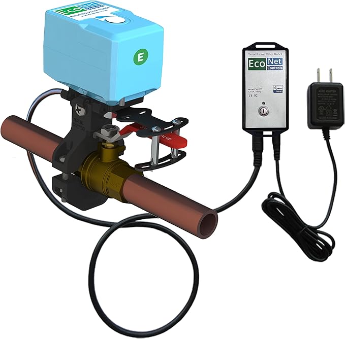 EVC200-HCSML The Bulldog Valve Robot, Z-Wave Water Valve, Smart Home Controller Required, Easy to Install and No Plumbing Required, Valves up to 1.5"