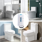 T Tulead Toilet Push Button Valve Replacement Flush Toilet Dual Flush Drain Valve Fit for Drainage Hole Dia. 2.56"-2.75", for Toilet Tank Height 10.24"-11.4"(Small Size)