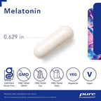 Pure Encapsulations Melatonin 3 mg - Antioxidant Supplement to Support Natural Sleeping & Relief of Occasional Sleeplessness - for Natural Sleep Support* - 60 Capsules