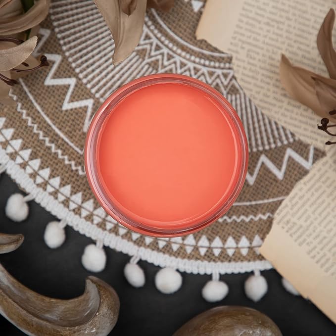 Dixie Belle Paint Company Chalk Finish Furniture Paint - Flamingo (8oz) - Matte Bright Coral Chic Chalk Mineral DIY Furniture Paint