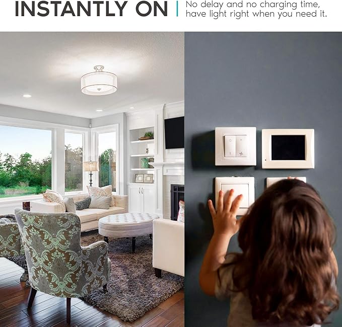 LUXRITE A19 LED Bulb 60W Equivalent, 4000K Cool White, 800 Lumens, Dimmable Standard LED Light Bulbs 9W, Enclosed Fixture Rated, Energy Star, E26 Medium Base - Indoor and Outdoor (24-Pack)