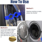 Magoog Washer Door Prop, Magoog Front Load Washer Door Prop, Keep Front Load Washer Door Open and Dry to Prevent Damping, Upgraded Longer Door Prop for Front Load Washing Machines