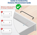 JOY DECOR Cabinet Pulls – 8-3/4 Inch Hole Center, Oil Rubbed Bronze, 2 Pack, Zinc Alloy Cabinet Handles for Drawers & Cupboard – Vintage Style Hardware for Kitchen, Bathroom, Dresser