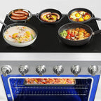 CT Copper Tailor 36 Inch Electric Range with Convection Oven,Freestanding Oven, 6.0 cu. ft. Capacity,in Stainless Steel