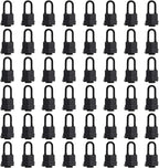FIGODE® Waterproof Padlocks Keyed Alike for Outdoor use, Covered Heavy Duty Laminated Steel Lock, 1-9/16 Inch. Wide, Long Padlock, Pack of 48