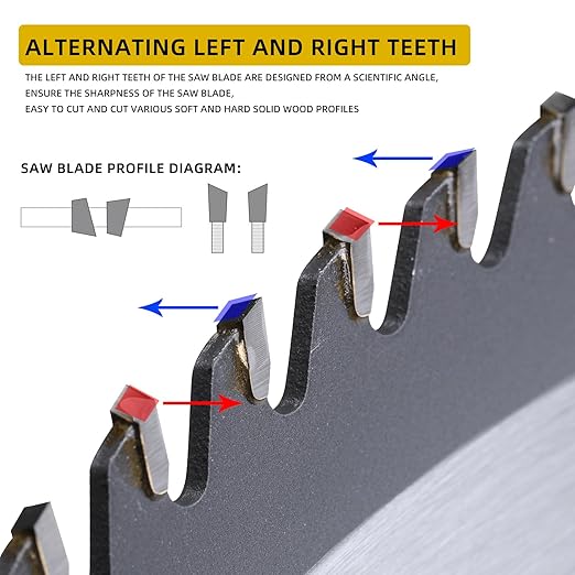 5 pcs 4 Inch 40 Tooth Miter/Tungsten Carbide Tipped Blade High-Performance Professioal Saw Blade for Cutting Wood