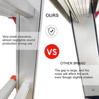 Ladder, A Frame 5 Step Ladder Extension, 17 Ft Anti-Slip Multi Position Ladder, Storage Folding Ladder, 330 lbs Security Load Telescoping Aluminum Ladders for Stairs Home Indoor Outdoor Roof