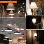 Kawaya E26 LED Edison Bulbs: 8W Equivalent 80W Dimmable LED Bulbs - Vintage ST58 4000k ‎Neutral White - 800 Lumens High Brightness Filament Bulbs with 90+ CRI - Clear Glass, 6 Pack