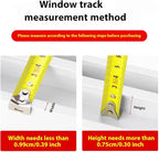 Window Locks, 16 Sets Sliding Window Locks with Key, Easy to Install Vertical & Horizontal Window Security Locks, Adjustable Aluminum Window Stopper Lock (Silver)