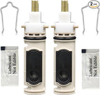 1222 Replacement Cartridge Compatible with moen One-Handle PosiTemp Faucets, Replacement Compatible with moen 1222 Shower Valve Cartridge,Metals & Plastics-2 Pack