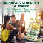 Creatine Monohydrate Gummies 5000mg for Men & Women, Creatine Monohydrate for Muscle Strength, Muscle Builder, Energy Boost, Pre-Workout Supplement(120 Count)-Pineapple Flavor