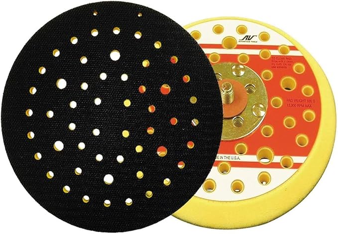 AirVANTAGE Random Orbit Sander Low-Profile Backing/Replacement Pad (6" MH Hook)