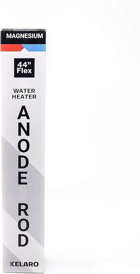 Magnesium Water Heater Anode Rod (44 inch Flexible) 3/4" NPT Thread for Rheem, Reliance, Richmond, Kenmore, GE by Kelaro