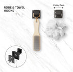 Bathroom Hardware Set Matte Black 10-Pieces Bathroom Towel Rack SUS304 Stainless Steel Bath Towel Bar Set, Towel Racks Wall Mounted.