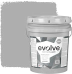 EVOLVE Paint & Primer: Environment-friendly, Low Sheen with One-coat Coverage for Interior & Exterior surfaces (Graphite Gray, 5-Gallon)