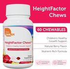 Zahler HeightFactor Chewable Tablets - Natural Kids Height Growth Supplement for Children Age 4+ Doctor Formulated Height Increase Maximizer to Grow Taller - Natural Growth Support Formula, 60 Count