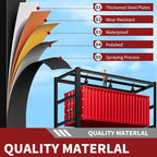 Shelving Units and Storage, 3000LBS Garage Storage Shelves, 5 Tier Shelving Unit, Steel Industrial Shelving, Adjustable Standing Shelf for Garage, Pantry, Closet 72" H x 47" W x 20" D, Black