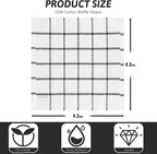 Nialnant 12 Pack Kitchen Dish Cloths,100% Cotton Soft Absorbent Quick Drying Dish Rags for Kitchen,Washing Dishes,Cleaning Rags