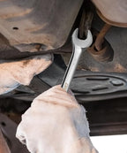 DISEN 15/16 Inch Ratchet Wrench，15/16" Wrench with 72-Tooth Chrome Vanadium Steel，24mm Standard Box End and Open End Ratcheting Wrench for Home Improvement