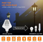 1200W Equivalent Led Corn light bulbs,18000 Lumen LED Corn Bulb 120W 5000K Daylight White Lamp,E26/E39 Medium Mogul Base,2-Pack Large Area Lights For Outdoor Indoor Garage Warehouse Factory Workshop