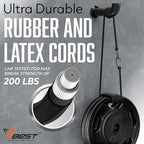 Bungee Cords with Hooks 48 Inch - 6 Piece Heavy Duty Black Bungie Cords for Outdoor Use, UV & Weather Resistant