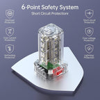 Surge Protector Power Strip Tower,10FT Extension Cord with Multiple Outlets, 12 AC 4 USB (1 USB C)，Mini Power Strip with USB Ports, Surge Protector Tower Overload Protection for Office, Desk