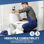 Lasnten 8 Pieces Toilet Fill Valve Toilet Tank Replacement Kit Valve Replacement Kit for Tank and Bowl Water Control