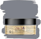 Dixie Belle Paint Company Chalk Finish Furniture Paint - Mason Dixon Gray (4oz) - Matte Charcoal Gray Chic Chalk Mineral DIY Furniture Paint