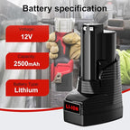 Mrupoo 2Pack 2.5Ah Replace for Milwaukee M12 Battery Compatible with Milwaukee Battery Charger and 12 Volts Cordless Power Tools