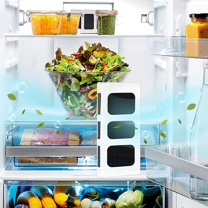 SEISSO Paultra2 Refrigerator Air Filter Replacement for Frigidaire Pure Air Ultra II, ELPAULTRA2 Filter for Electrolux Pure Advantage ULTRA II, Freshen Your Fridge with Activated Carbon-6Packs