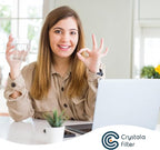 Crystala Filters Replacement for GE® RPWFE, RPWF (with CHIP) Refrigerator Water Filter, Compatible with WSG-4, WF277, GFE28GMKES, PFE28KBLTS, GYE22HMKES, DFE28JSKSS, GFE28GYNFS, GFD28GYNFS, 2 Pack