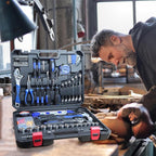 jar-owl Home Tool Kit Tool Set 146 Pieces Metric Household Hand Tool Kit，Auto Repair Tool Set with Portable Toolbox for Homeowner, Diyer, Handyman