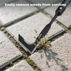 Weed Remover Tool | Adjustable Metal Handle (14.5"-58.4") (Upgraded Rustproof) | Multi-Functional Garden Hook for Pavement Gaps, Moss, Bushes | Commercial-Grade Yard Maintenance Equipment