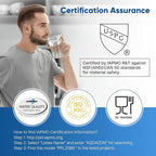 PUREPLUS 20" x 4.5" Whole House Pleated Sediment Filter for Well Water, Replacement Cartridge for ECP20-20BB, AP810-2, SPC-45-2020, R30-20BB, HDC3001, ECP5-20BB, 4Pack