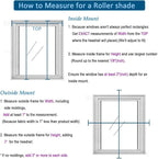 Motorized Blinds with Remote Cordless Automatic Motorized Shades Custom Blinds for Indoor Windows Smart Curtains with Alexa Google Home(Blackout Linen Sandy Beach,W26 x H72in)